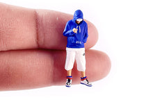 Load image into Gallery viewer, 1:64 Painted Figure Mini Model Miniature Resin Diorama Sand Trendy Boy Girl Blue New