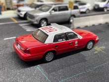 Load image into Gallery viewer, 1:64 596 Red LA LAFD Fire Crown Victoria CV EN114 Model Diecast Metal Car New Collection