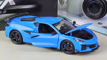 Load image into Gallery viewer, WELLY 1:24 2023 Corvette Z06 Muscle Racing Sports Model Diecast Metal Car New