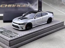 Load image into Gallery viewer, Elite 1:64 Silver Charger SRT Engine Sedan Sports Model Diecast Metal Car New Collection