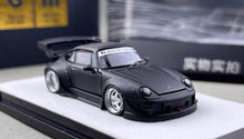 Load image into Gallery viewer, PGM 1:64 Matte Black RWB 993 Classic Sports Model Diecast Metal Car New Collection