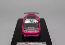 Load image into Gallery viewer, YM 1:64 JDM Pink Supra A80 JAZ80 Racing Sports Model Diecast Resin Car New Collection