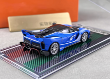 Load image into Gallery viewer, U2 1:64 Blue FXXK EVO #67 Super Racing Sports Model Diecast Resin Car New Collection