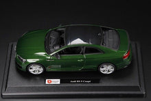 Load image into Gallery viewer, Bburago 1:24 Green RS5 Coupe Racing Sports Model Toy Diecast Metal Car Box BN
