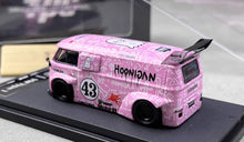 Load image into Gallery viewer, TPC 1:64 Pink VW T1 Van Bus #43 Hoonigan Sports Model Diecast Metal Car New