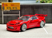 Load image into Gallery viewer, Master 1:64 JDM Red RX7 FD Rocket Bunny Sports Model Diecast Metal Car New Collection