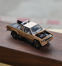 Load image into Gallery viewer, GCD 1:64 Yellow Hilux SR5 Xtra Cab Pickup Truck Model Diecast Metal Car New Collection