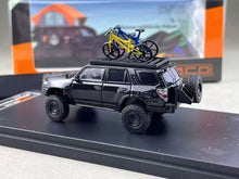 Load image into Gallery viewer, GCD 1:64 Black 4 Runner N280 SUV ORV Camper TRD Model Diecast Metal Car New Collection