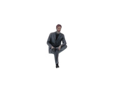 Load image into Gallery viewer, 1:64 Painted Figure Model Miniature Resin Diorama Toy Sand Suit Man Sitting New