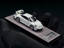 Load image into Gallery viewer, ZJWJ 1:64 Luminous White 911 GT3 Sports Model Diecast Resin Car New Collection