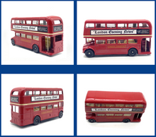 Load image into Gallery viewer, 1:76 Red London Double Decker Bus Classic Model Diecast Metal Car New Collection