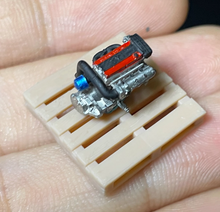 Load image into Gallery viewer, 1:64 JDM 3D 4G63 Engine Garage Mechanic Display Model Resin For Car New