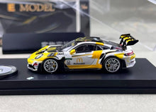 Load image into Gallery viewer, EM 1:64 Yellow 911 GT3 RS Sports Model Diecast Metal Car New Collection