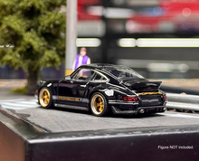 Load image into Gallery viewer, Zincit 1:64 Black 911 964 Singer DLS Sports Model Diecast Metal Car New Collection