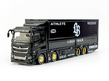 Load image into Gallery viewer, GCD 1:64 Black LB Fuso Super Great Transport Truck Model Diecast Metal Car New Collection