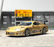 Load image into Gallery viewer, MINIGT 1:64 Gold Supra A80 Top Secret GT-300 Sport Model Diecast Metal Car BN