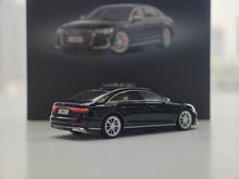Load image into Gallery viewer, JKM 1:64 Black S8 L D5 Luxury Sedan Sports Model Diecast Metal Car New Collection