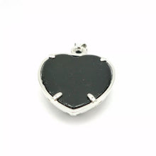 Load image into Gallery viewer, Nature Jade Heart Pendant Necklace Gift Jewelry charm Blessing Fortune Lucky p
