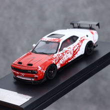 Load image into Gallery viewer, SH 1:64 Red White Challenger SRT Muscle Hellcat Model Diecast Metal Car BN
