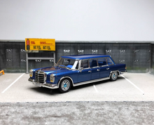 Load image into Gallery viewer, DCM 1:64 Blue 1966 S600 Pullman Luxury Limousine Model Diecast Metal Car New