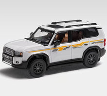 Load image into Gallery viewer, Masdi 1:64 White Decal Land Cruiser LC250 ORV Model Diecast Metal Car New Collection