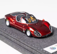 Load image into Gallery viewer, DMH 1:64 Metallic Red Tipo33 Stradale Racing Sport Model Diecast Resin Car New Collection