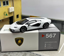 Load image into Gallery viewer, MINIGT 1:64 Countach LPI800-4 Racing Sports Model Diecast Metal Car #567