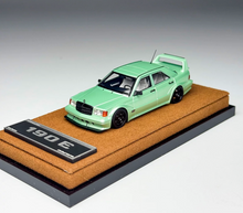 Load image into Gallery viewer, Deepmaker 1:64 Green 190E EVOII Widebody Sports Model Diecast Resin Car New Collection