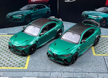 Load image into Gallery viewer, BBR 1:64 Green Romeo Giulia GTA GTAm Sports Diecast Model Metal Car New
