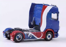 Load image into Gallery viewer, GCD 1:64 Red Blue Scania S730 Tractor Unit Truck Model Diecast Metal Car New