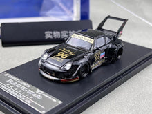 Load image into Gallery viewer, SW 1:64 Black RWB 911 Charlene Sports High Spoiler Model Diecast Metal Car New Collection