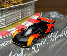 Load image into Gallery viewer, CM 1:64 Orange Black Solus GT V10 Sports Model Diecast Metal Car New Collection