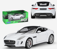 Load image into Gallery viewer, WELLY 1:24 F Type Coupe Racing Sports Model Diecast Metal Car Display
