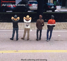 Load image into Gallery viewer, 1:64 Painted Figure Mini Model Miniature Resin Diorama Street Tattoo Man Boy Guy
