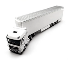 Load image into Gallery viewer, 1:76 White DAF XF Refrigerated Container Truck Model Diecast Metal Car New Collection