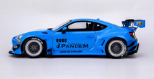 Load image into Gallery viewer, DCN 1:18 JDM Blue GR86 Pandem Widebody Sports Model Diecast Metal Car New
