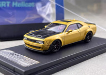 Load image into Gallery viewer, SH 1:64 Yellow SRT Hellcat Muscle Sports Model Diecast Metal Car New Collection