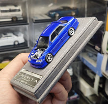 Load image into Gallery viewer, Mortal 1:64 Blue JDM CRESTA Sedan Sports Model Diecast Metal Car New Collection