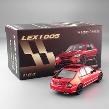 Load image into Gallery viewer, Masdi 1:64 2000 Plating Red IS300 Sports Sedan Model Diecast Metal Car New Collection