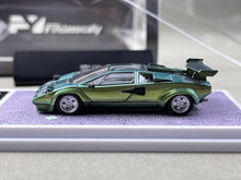 Load image into Gallery viewer, FY 1:64 Green Countach LP5000 S QV Racing Sports Model Diecast Metal Car New Collection