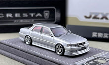 Load image into Gallery viewer, Mortal 1:64 Silver JDM CRESTA JZX100 Sedan Sports Model Diecast Metal Car New Collection
