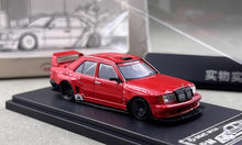 Load image into Gallery viewer, RM 1:64 Red W124 Widebody Sedan Sports Model Diecast Metal Car New Collection