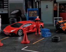 Load image into Gallery viewer, 1:64 Painted Figure Mini Model Miniature Car Scenes Resin Toy Racing Racer Man