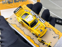 Load image into Gallery viewer, ZJWJ 1:64 Yellow RWB 964 Bicycle Bike Sports Model Diecast Metal Car New Collection