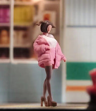 Load image into Gallery viewer, 1:64 Painted Figure Model Miniature Resin Diorama Sand Lady Cute Girl Street Collection