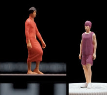 Load image into Gallery viewer, 1:64 Painted Figure Mini Model Miniature Resin Diorama Sand Trendy Man Boy Fancy