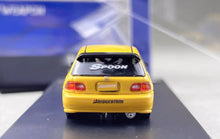 Load image into Gallery viewer, SW 1:64 JDM Civic SIR Eg6 Hatchback Spoon Sports Model Diecast Metal Car New Collection
