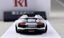 Load image into Gallery viewer, RM 1:64 Silver Aventador LP700-4 LBWK Sports Model Diecast Metal Car New Collection