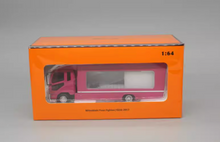 Load image into Gallery viewer, GCD 1:64 Pink Fuso FK Fighter Outriggers Raised Truck Model Diecast Metal Car