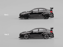 Load image into Gallery viewer, CM 1:64 Plating Black Impreza WRX Varis Sports Model Diecast Metal Car New Collection